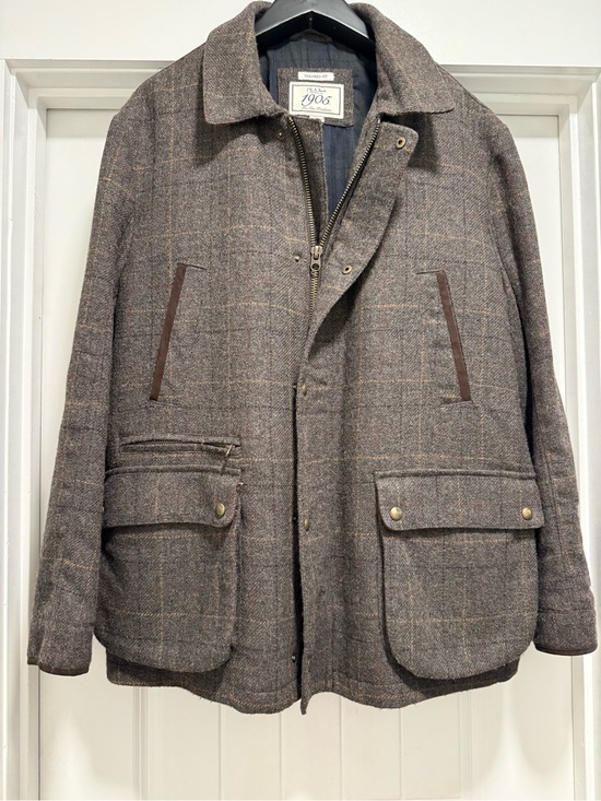 Jos. A. Bank Other - Jos. A. Bank Brown Plaid Wool-Blend Field Jacket